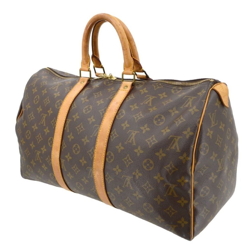 LV Louis Vuitton Travel Bag Keepall 45 Brown Monogram - Picture 2 of 15
